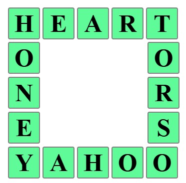 Wordkle game board showing letter tiles and color-coded feedback